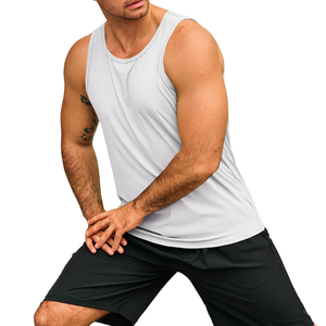 Fabricant de vêtements respirants, débardeur pour hommes, mode tendance, vêtements de sport, débardeur uni pour hommes - Product Image 2