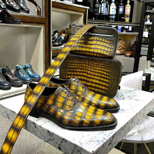 Nouvelles Chaussures Oxford Classiques pour Hommes, Idéales pour Mariage, Été, Automne, Bureau et Carrière, en Cuir, à Lacets, Antidérapantes, Commandes Personnalisées - Product Image 2