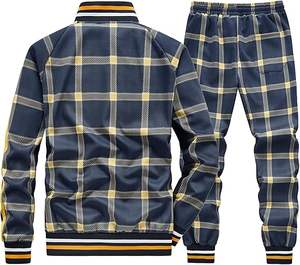 Survêtements de haute qualité pour hommes, survêtements à fermeture éclair intégrale, manches longues - Product Image 4