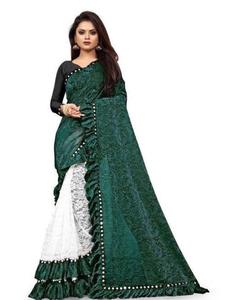 Alta calidad Suave y seda con mejor diseño Seda pura y seda exacta Saree Con el mejor precio al por mayor Hecho EN LA India - Product Image 3