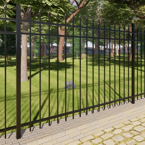 Clôture d'intimité en fer forgé durable avec treillis décoratif pour clôture de jardin et panneaux de clôture extérieurs pour une sécurité durable - Product Image 3