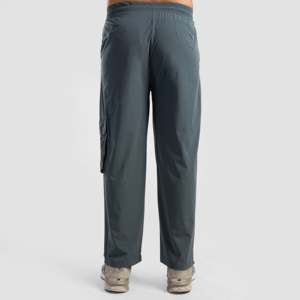 Pantalones de Negocios Drifit a la Moda, Talla XL, Logotipo Personalizable, Color Gris Oscuro, Tela Chino, Pliegues, Decoración con Cremallera, Pantalones de Traje de Color - Product Image 3