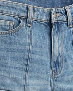 Pantalones Vaqueros Cargo de Mezclilla de Pierna Ancha y Cintura Alta para Mujer, Personalizados por el Fabricante, Lavado Azul Claro, Multibolsillos, Estilo Urbano, Casual, a la Moda - Product Image 4