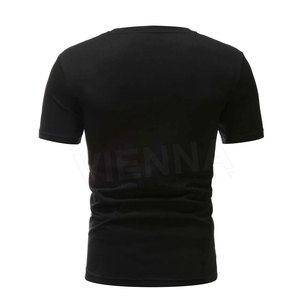 T-shirts pour hommes en polyester et coton, coupe ajustée, 100% coton, haute qualité, logo personnalisé, t-shirt unisexe, impression vierge - Product Image 5