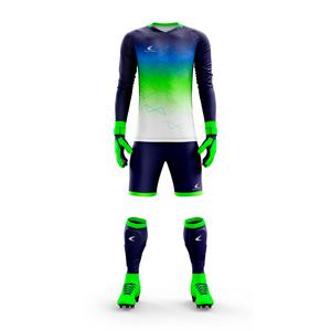 Vêtements de football sur mesure en gros, dernier design, uniforme de gardien de but, imprimé personnalisé, nylon de haute qualité, uniformes de sport d'équipe - Product Image 4