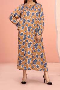 2024 verano estampado Floral vestido de estilo occidental para niñas personalizado OEM nuevos vestidos occidentales de manga larga para mujeres al por mayor - Product Image 6