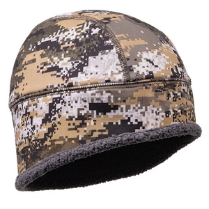 Bonnet de chasse camouflage personnalisé en polaire polaire coupe-vent avec broderie 3D, bonnet beanie en vente promotionnelle, logo personnalisé - Product Image 6