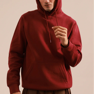Hot Sale New Arrival Soft Fabric Made <b>Men</b> Pullover HoodiesTop Trending Product <b>Plain</b> Blank Pullover <b>Hoodie</b> For <b>Men</b> - Product Image 4