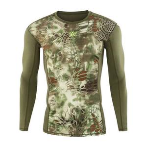 OEM diseño personalizado hombres al aire libre táctico camuflaje camisas 100% poliéster manga larga ropa deportiva para la pesca transpirable invierno - Product Image 3