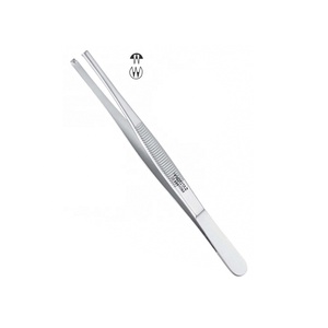 Fabricación directa de fábrica precio al por mayor Gillies fórceps tejido TC Gillies pinzas de disección 1x2 dientes (acero inoxidable Curvo - Product Image 2