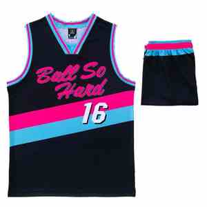 OEM Custom Wholesale <b>Men's</b> Basketball Jersey Set Vintage <b>Retro</b> Design Reversible Sublimation Breathable for Summer College - Product Image 3