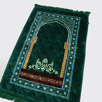 Tapis de prière islamique ethnique élégant, velours doux, antidérapant, confortable, portable, haute qualité, personnalisable, 100% polyester, toutes saisons