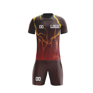 Custom Football Jersey for <b>Fans</b> and Players New Season Custom Color Club Soccer Set 100% Breathable Polyester Team Uniform - Product Image 1