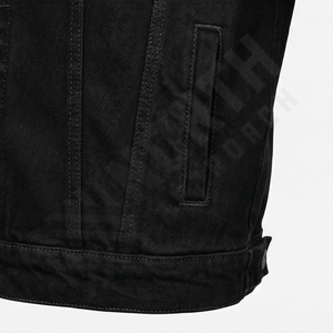 Chaqueta Vaquera Transpirable para Hombre, Buena Calidad, Precio Razonable, Logotipo Personalizado, Chaqueta Vaquera de Estilo Urbano - Product Image 5