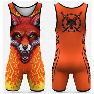 Men's Custom Brand Polyester + Spandex Breathable High Quality Wrestling <b>Singlets</b> Snap Closure Strapless Design MMA Martial Arts - Product Image 1