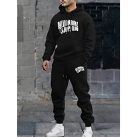 Vêtements de sport d'hiver en coton molletonné, coupe ajustée, ensemble sweat-shirt et pantalon de survêtement, personnalisable OEM, unisexe, séchage rapide