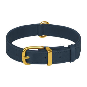 Collares de perro de fábrica directa Collar de perro de cuero de lujo personalizado respetuoso con el medio ambiente Collar de perro de cuero genuino - Product Image 1