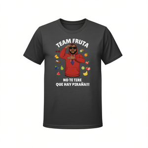 Camiseta Divertida del Equipo Fruta Casa Foke, Promocional del Reality Show de República Dominicana, Camiseta del Equipo Dominicano, República Dominicana - Product Image 1