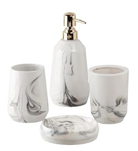 Ensembles de salle de bain en céramique faits à la main essentiels et décoratifs pour salle de bain ensembles de décoration de salle de bain haute qualité top arrivée vente chaude - Product Image 4