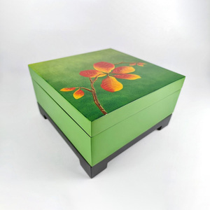 Vente rapide boîtes de laque laque Vietnam artisanat laqué boîte décor pièce de rangement - Product Image 2