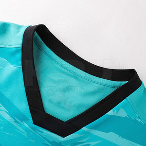 Custom Heat-Transfer Team Uniform Soccer Jersey <b>for</b> <b>Men</b> Short V-neck Breathable Quick Dry Fabric Professional Training - Product Image 2