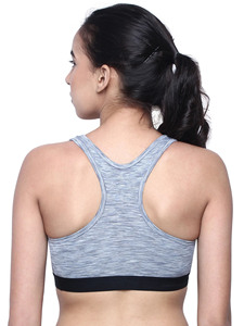 Soutien-gorge de sport pour femmes en gros personnalisé, haute tenue, respirant, sans couture, ajusté, pour la course à pied, le yoga, logo frontal, coussinets amovibles - Product Image 5