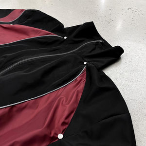 Veste de sport coupe-vent personnalisée pour hommes Baggy Jogging Survêtement surdimensionné en polyester et nylon imprimé Ensembles de survêtement pour l'hiver - Product Image 5