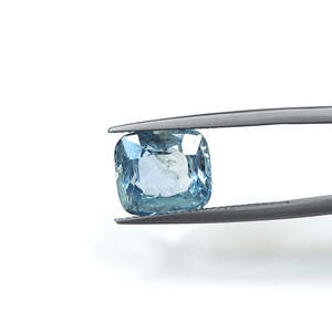 Saphir bleu naturel non chauffé 7,86 carats, créé en laboratoire, taille coussin, taille émeraude, taille radiant, pierre précieuse de couleur jaune rose jaune - Product Image 5