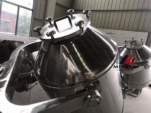 เครื่องผสมผงอาหารแห้งแบบดรัม 3 มิติ จากโรงงานโดยตรง เครื่องผสมน้ำตาลใบชา เครื่องปั่นปรุงรสอัตโนมัติ - Product Image 4