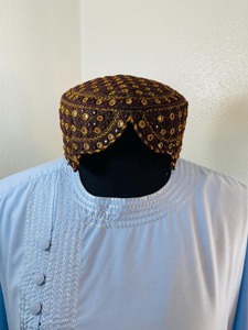 Mens Afghani Traditional <b>Cap</b> Handmade <b>Ethnic</b> Pashtun Headwear Cultural Vintage Embroidered Formal Lace Cotton <b>Hat</b> Daily - Product Image 4