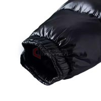 Blouson Bomber Matelassé à Capuche en Toile Brillante pour Homme – Vente en Gros, Personnalisable, Style Urbain, Rembourrage Chaud, OEM Haut de Gamme