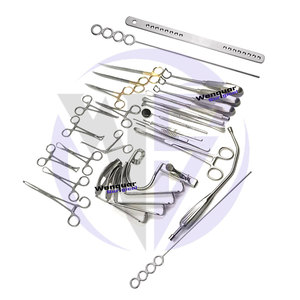 Haute qualité 30/pièces en acier inoxydable Source d'alimentation manuelle Instruments médicaux de base pour la chirurgie de la gorge d'amygdalectomie ORL - Product Image 4