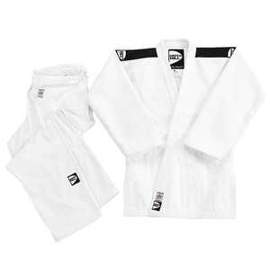 Traje de Judo Profesional Green Hill Aprobado por la IJF, Pantalones Cortos Blancos de Muay Thai y Gi de BJJ para Karate, Taekwondo y Artes Marciales - Product Image 6