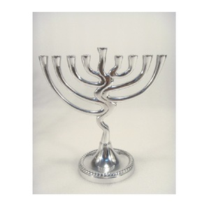 Pure Aluminium Satin Silver Shine <b>Candle</b> Holder 9 Pillar Big & <b>Small</b> Holder for Home Hotel Restaurant Decorative Item - Product Image 6