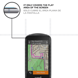 ANTISHOCK การ์มิน เอดจ์ 1030 พลัสฟิล์มกันรอยหน้าจอ ฝาครอบป้องกันระดับพรีเมียมสำหรับคอมพิวเตอร์จักรยานของคุณ - Product Image 4
