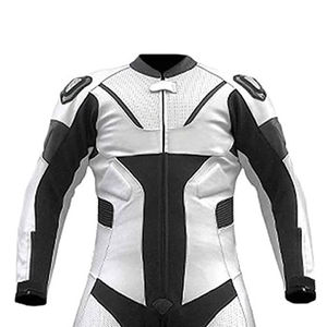 Traje de moto personalizado verano fresco moto montar traje de carreras para los hombres traje de carreras de motor chaqueta de moto de cuero genuino - Product Image 6