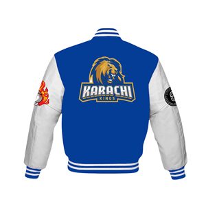 Veste d'hiver en laine de baseball de style streetwear, vente en gros, chaude, avec broderie, taille plus, respirante - Product Image 5