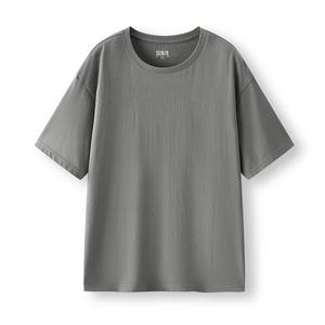 Nouveau t-shirt décontracté en coton de haute qualité tendance marque de mode couleur unie été hommes quotidien à manches courtes hauts - Product Image 5
