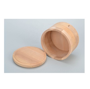 Boîte ronde en bois naturel chaud de haute qualité avec 100% boîte en bois pur grossiste et fabrication d'articles en résine d'os en bois et chimiques - Product Image 1