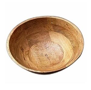 ชามเสิร์ฟไม้มะม่วง ชามไม้สําหรับเสิร์ฟจานชามสลัดขายดี ขนาดที่กําหนดเองผลิตในอินเดีย - Product Image 6