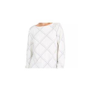 Maglione a Quadri da Donna Charter Club in Blu Medio Taglia Grande - per Stagione Invernale e Primaverile con Caratteristica Plus Size - Product Image 2