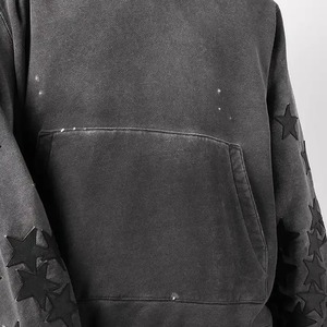 Personalizado Casual Unisex sudaderas pulóver algodón holgado sudaderas con capucha Patchwork parches bordado streetwear hip hop hombres - Product Image 6