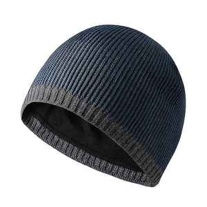 Moda Mujer Hombre Otoño Invierno Gorros cálidos Gorros de punto térmico Hombre al aire libre Gorros a prueba de viento Gorros de cobertura gruesos - Product Image 1