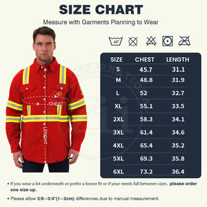 Camisas de Trabajo Resistentes al Fuego y al Calor para Hombre, Personalizadas al por Mayor, Impermeables, Resistentes al Fuego, Transpirables, 250-400C - Product Image 3