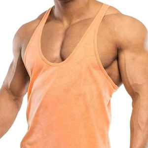 Camiseta sin mangas para culturismo OEM para hombre, transpirable, de punto, 100% algodón, de secado rápido, ropa deportiva para correr, entrenamiento y actividades físicas. - Product Image 5