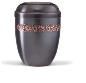 Urne de crémation en laiton humain adulte pour animaux de compagnie Boîte funéraire en forme de coeur Souvenir Ossuaire Cinéraire Fournitures funéraires de qualité supérieure - Product Image 1