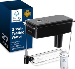 Distributeur d'eau Brita X-Large 27 tasses, avec 1 filtre, noir - Product Image 1
