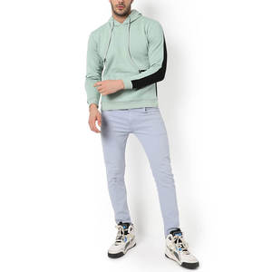 Sweat à capuche vintage zippé surdimensionné pour hommes, coupe carrée, délavé à l'acide, avec strass en diamant vieilli, grande taille, collection du fabricant - Product Image 1