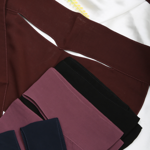 Velo Niqab de poliéster de alta calidad para mujeres modestas Hijab tradicional de verano Khimar Logo personalizado Abaya Jersey de gasa de seda - Product Image 4