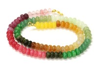 Collier en résine rouge de haute qualité Bijoux de mode pour les femmes de l'Inde Look tendance Collier en résine fait main par l'artisanat croissant